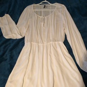 Off white flow dress